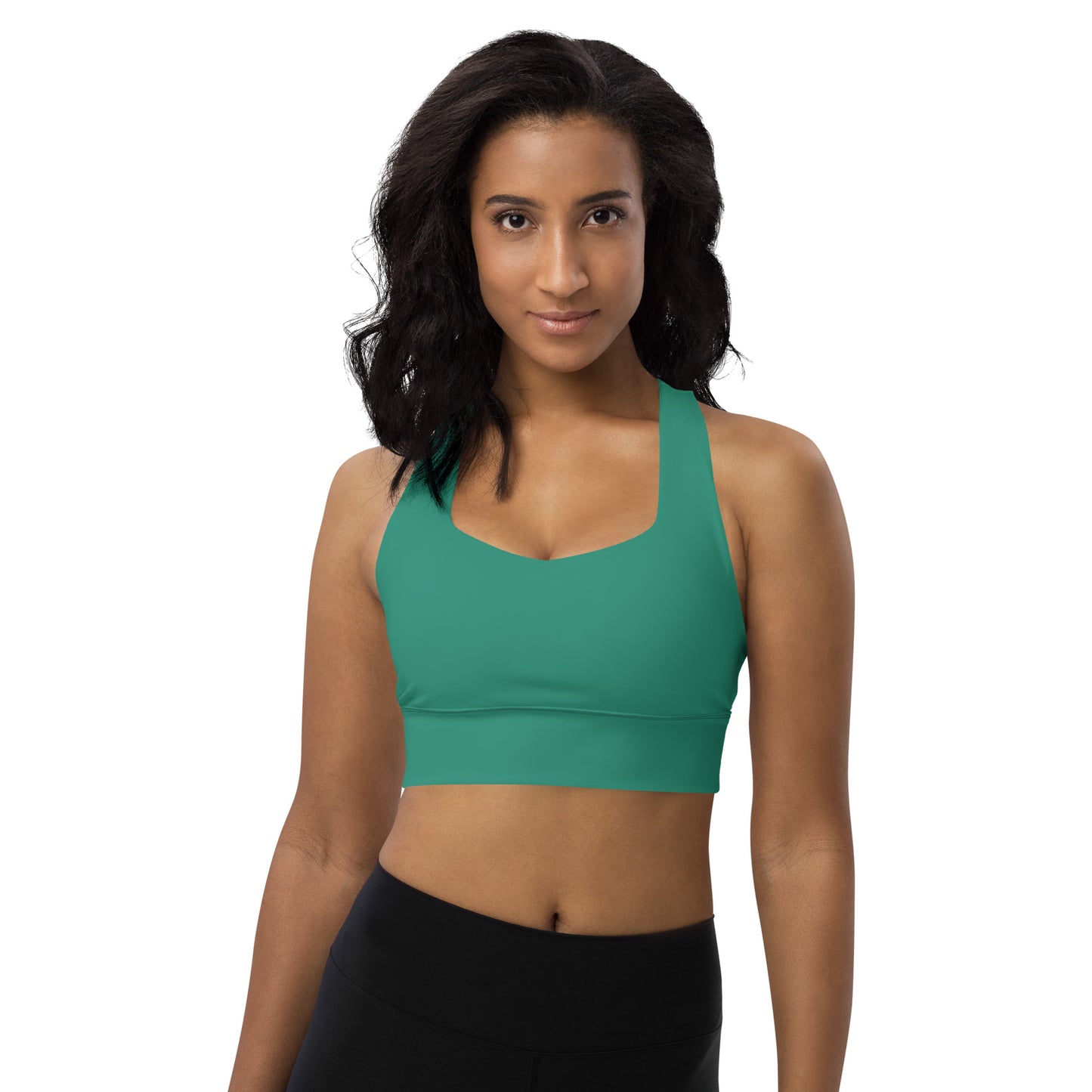 Longline sports bra