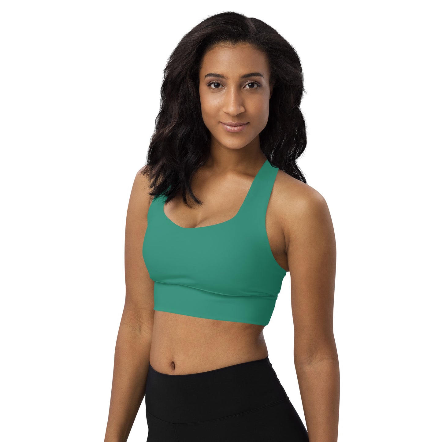 Longline sports bra